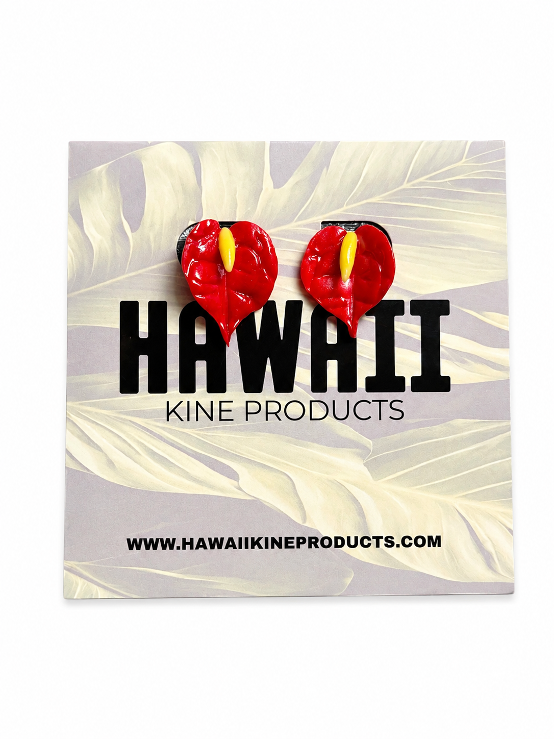 MAKALEHA MINI ANTHURIUM STUDS