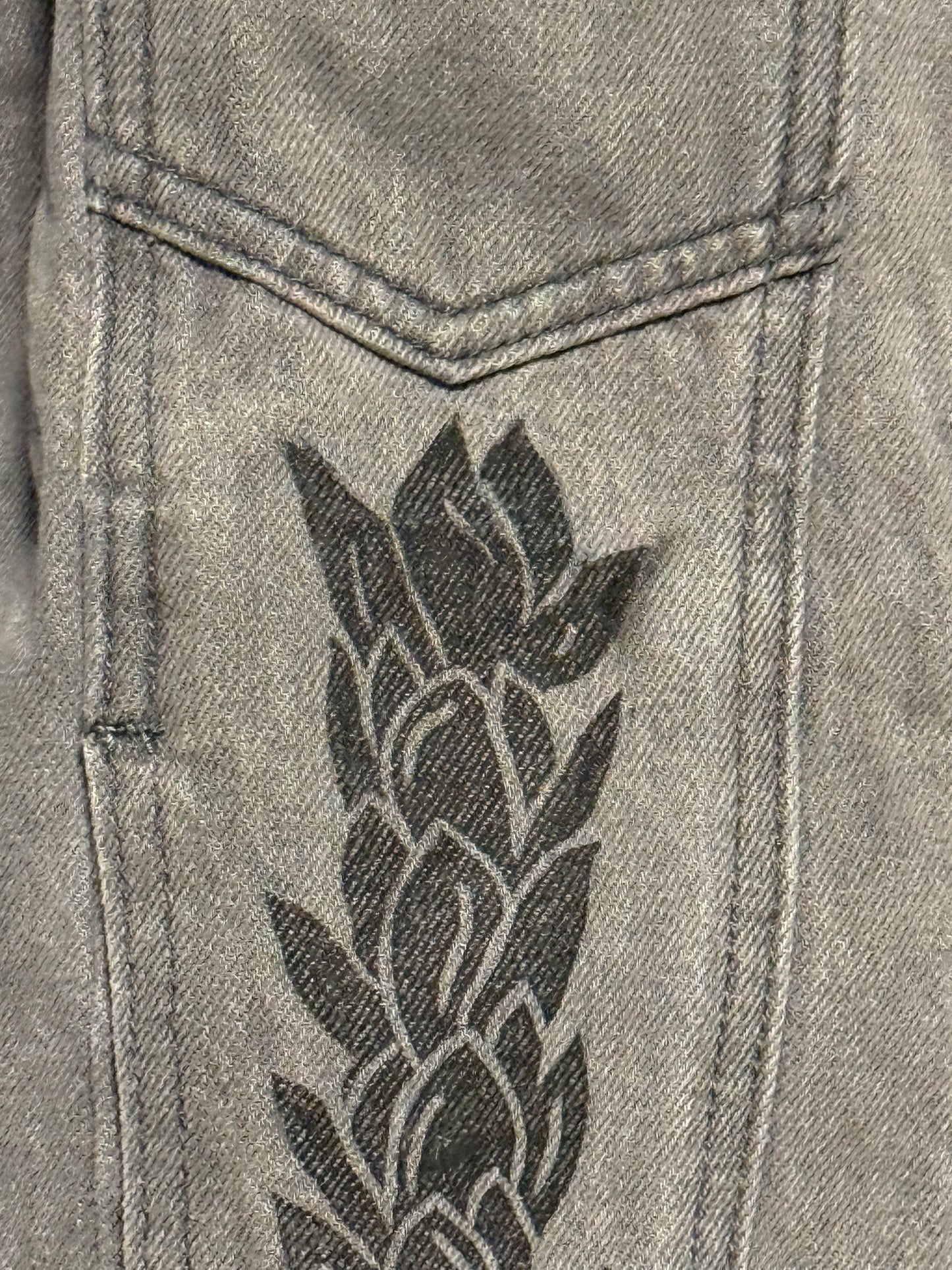 PIKAKE DENIM JACKET *READ DESCRIPTION & SEE 2nd PHOTO*