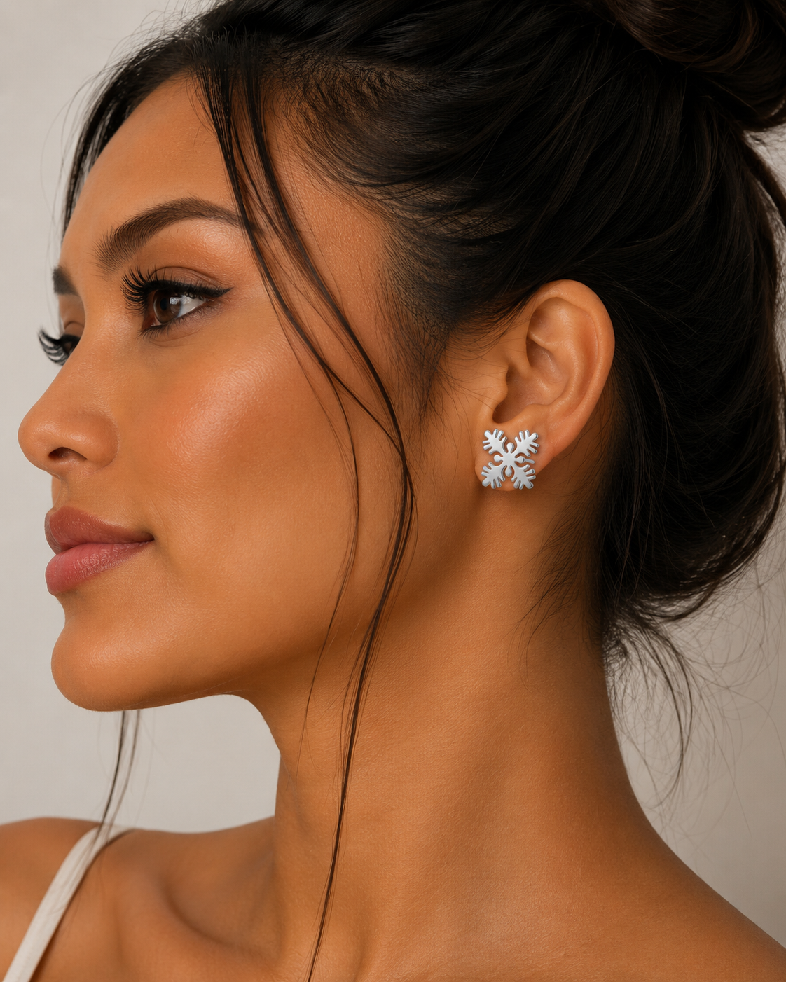 HAWAIIAN QUILT STUD EARRING