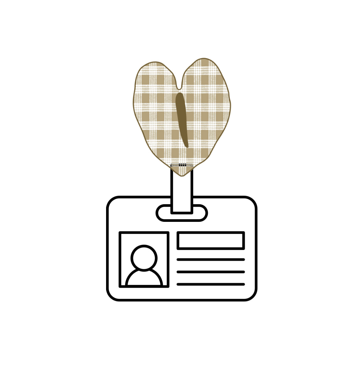 ANTHURIUM PHONE GRIP OR BADGE HOLDER ( COMES IN TWO COLORS)
