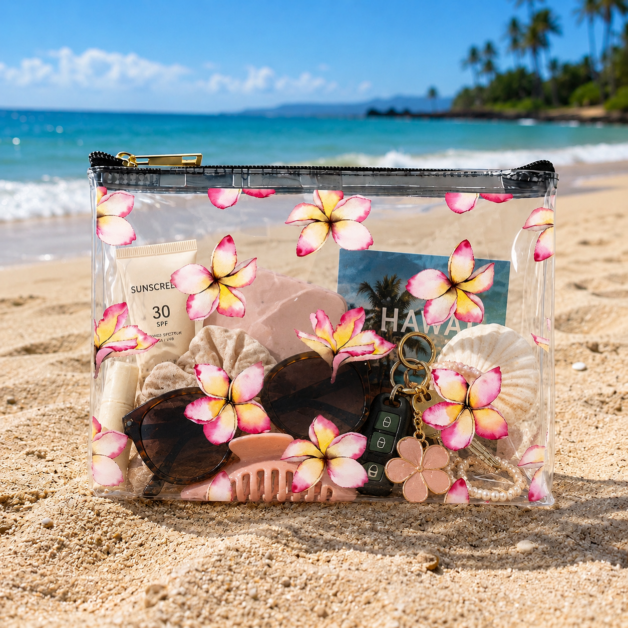 ʻEke ʻĀkaka clear pouch bags