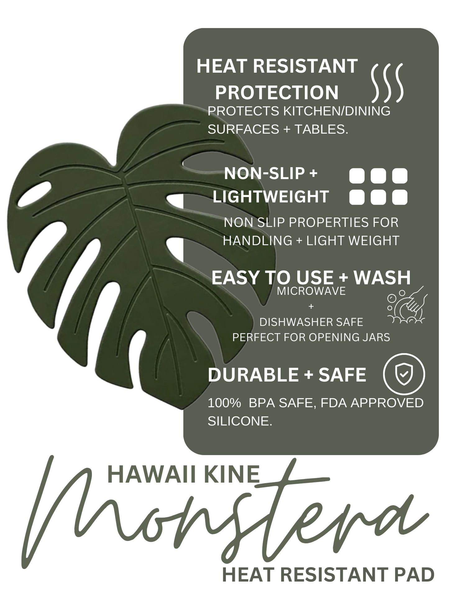 MONSTERA HOT PAD