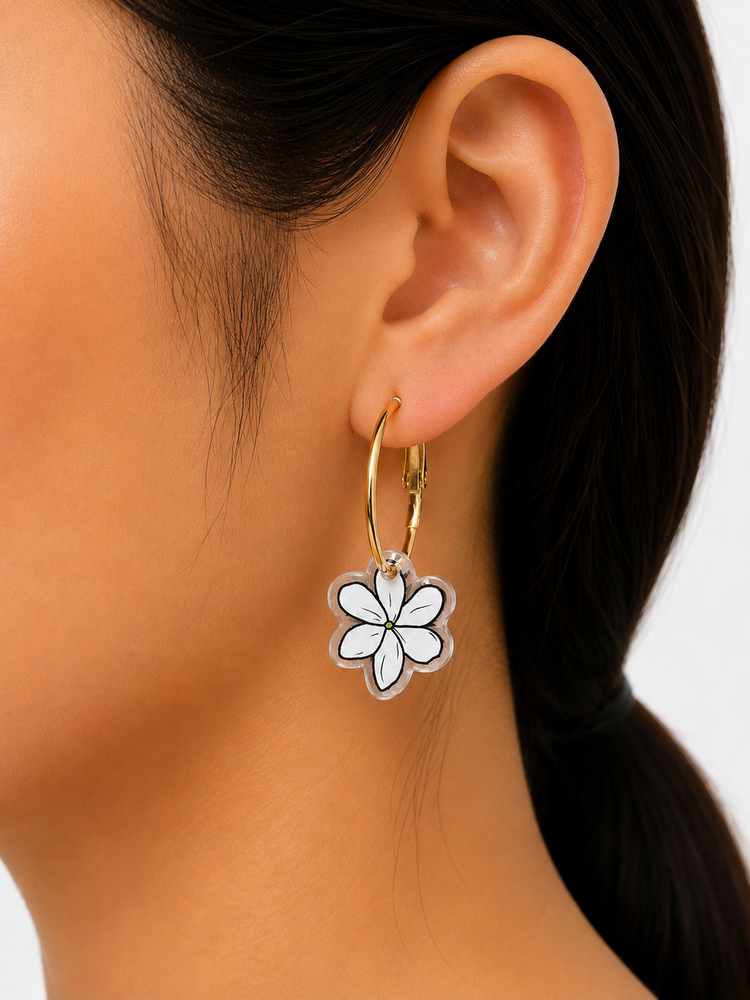 HAWAII KINE MINI HOOP EARRINGS