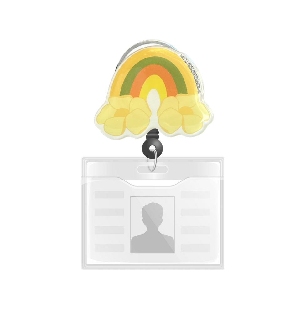 PUA RAINBOW PHONE GRIP OR BADGE HOLDER (COMES IN TWO COLORS)