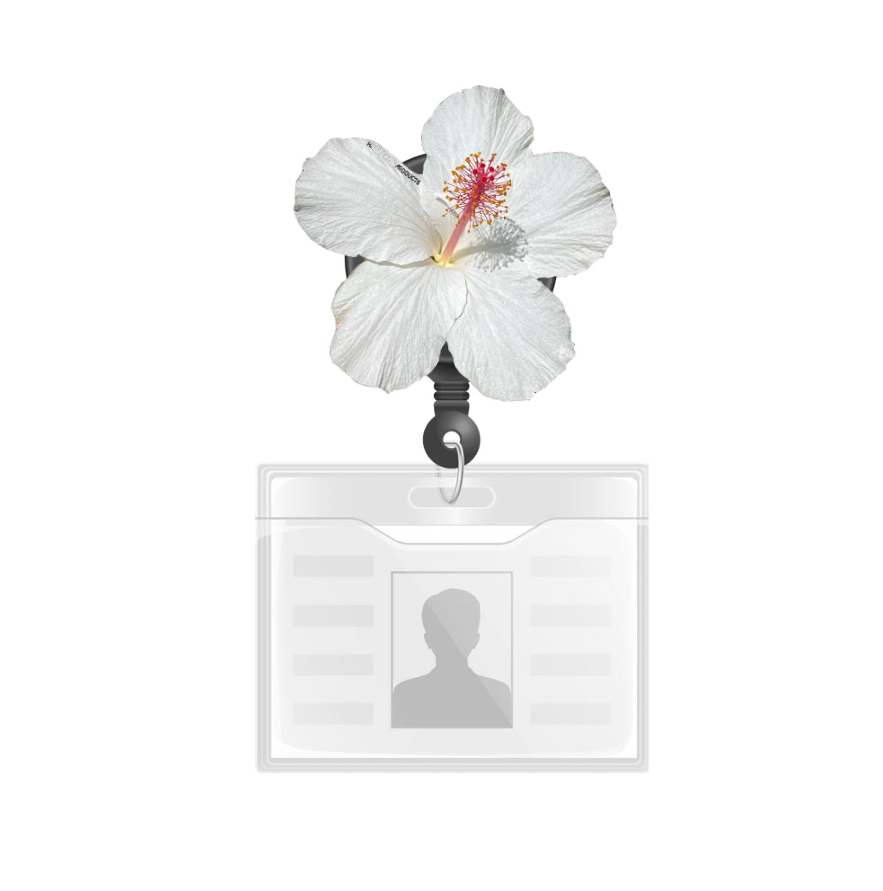 HIBISCUS PHONE GRIP OR BADGE HOLDER (COMES IN MORE COLORS)
