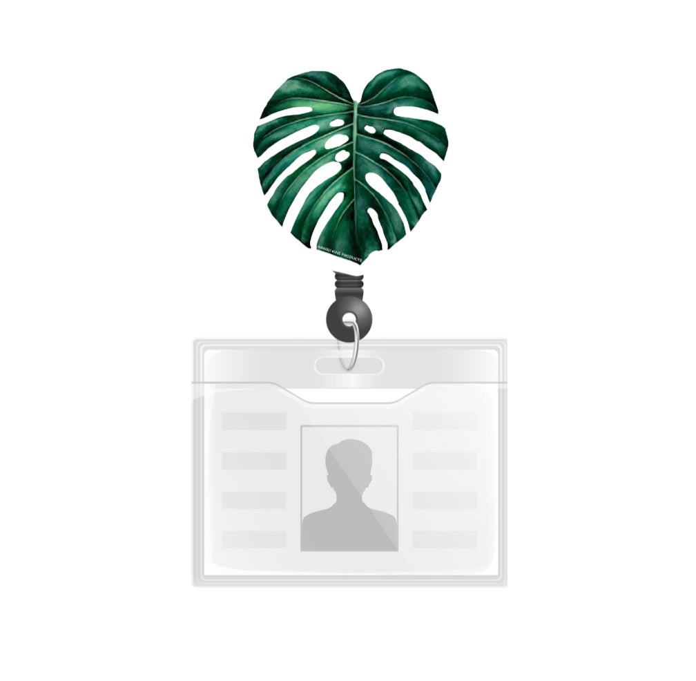 MONSTERA PHONE GRIP OR BADGE HOLDER (COMES IN TWO STYLES)