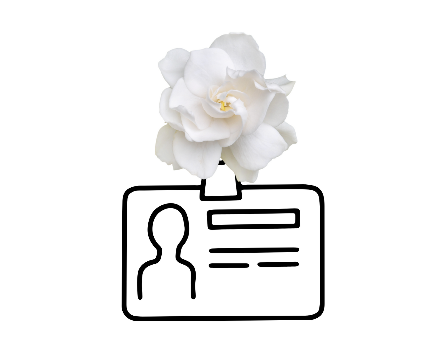 GARDENIA FLOWER PHONE GRIPS