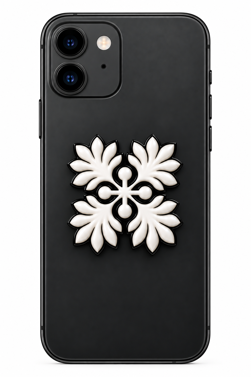 HAWAIIAN QUILT  PATTERN PHONE GRIP OR BADGE HOLDER