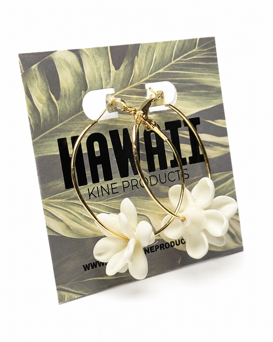 PIKAKE 1 1/2” HOOP EARRINGS
