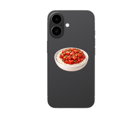 POKE BOWL PHONE GRIP & ID BADGE HOLDER
