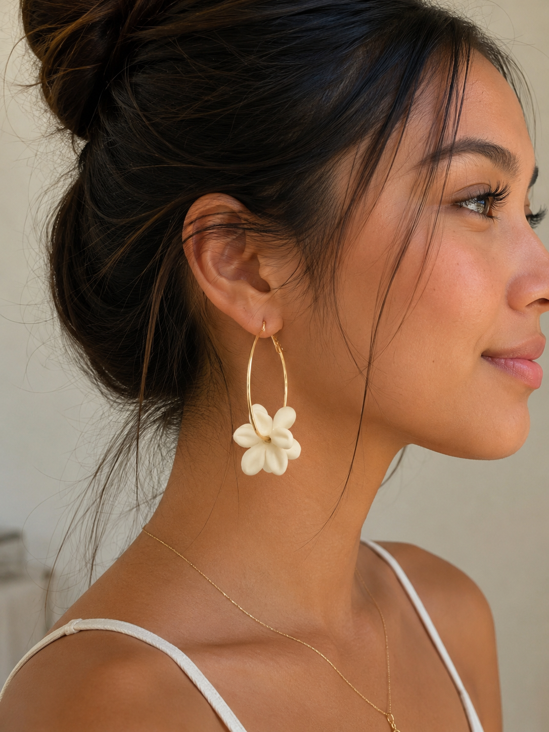 PIKAKE 1 1/2” HOOP EARRINGS