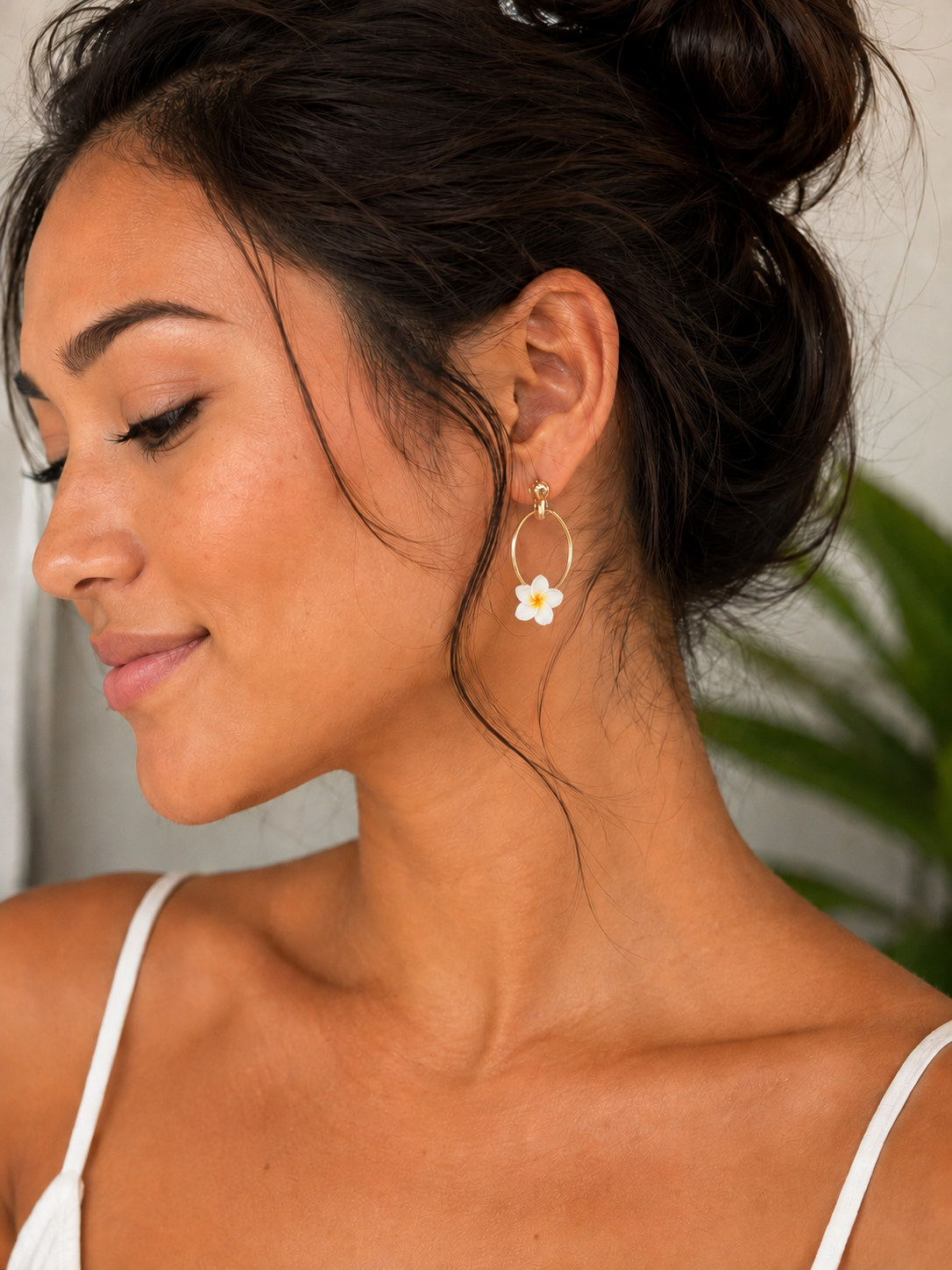1” PUA HOOP EARRINGS