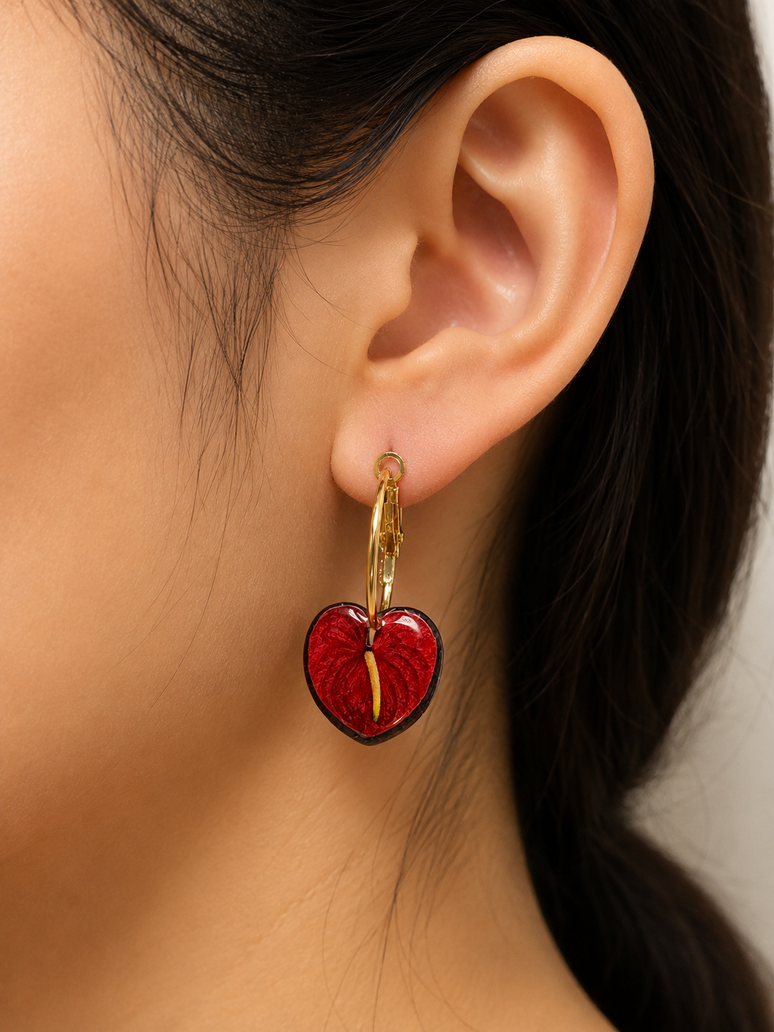 HAWAII KINE MINI HOOP EARRINGS