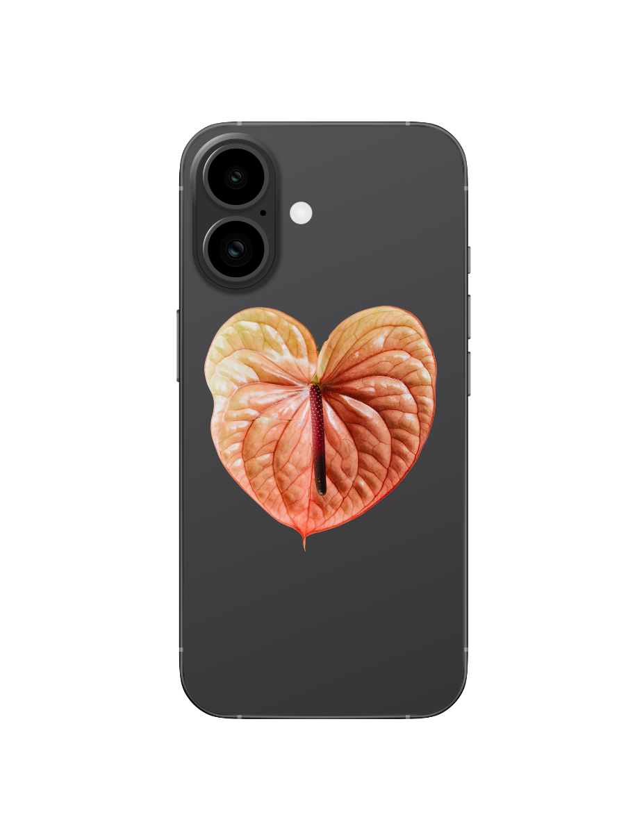 ANTHURIUM PHONE GRIP OR BADGE HOLDER ( COMES IN TWO COLORS)