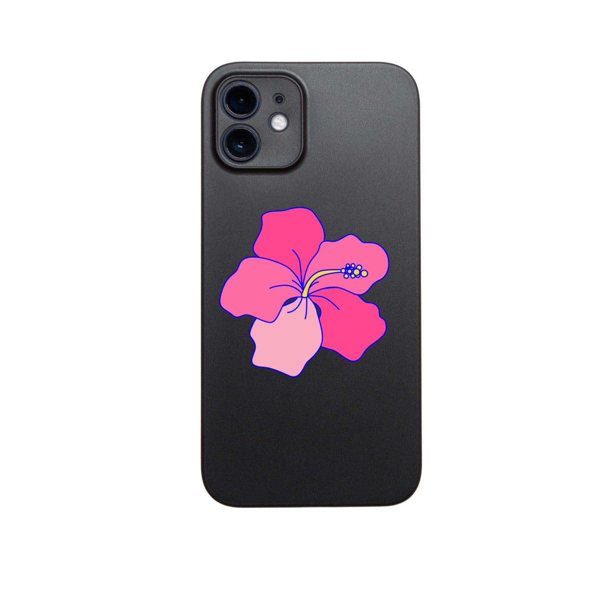 HIBISCUS PHONE GRIP OR BADGE HOLDER (COMES IN MORE COLORS)