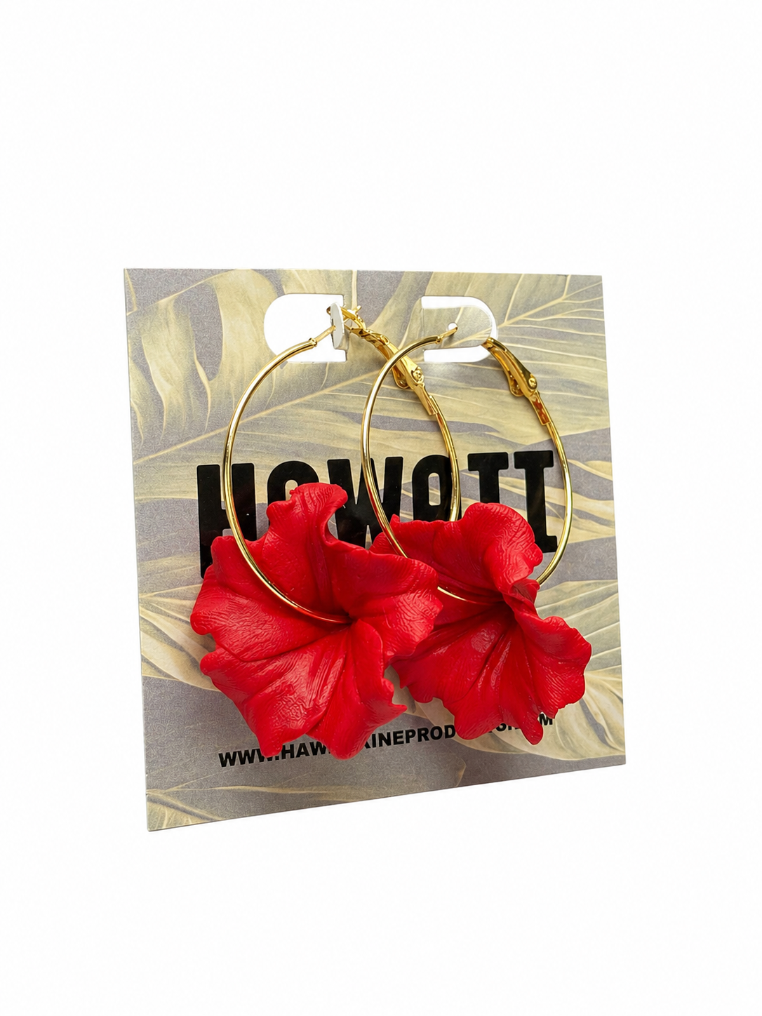KILOHANA HIBISCUS EARRINGS