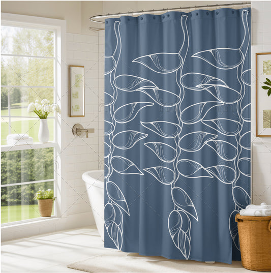 HELICONIA SHOWER CURTAIN