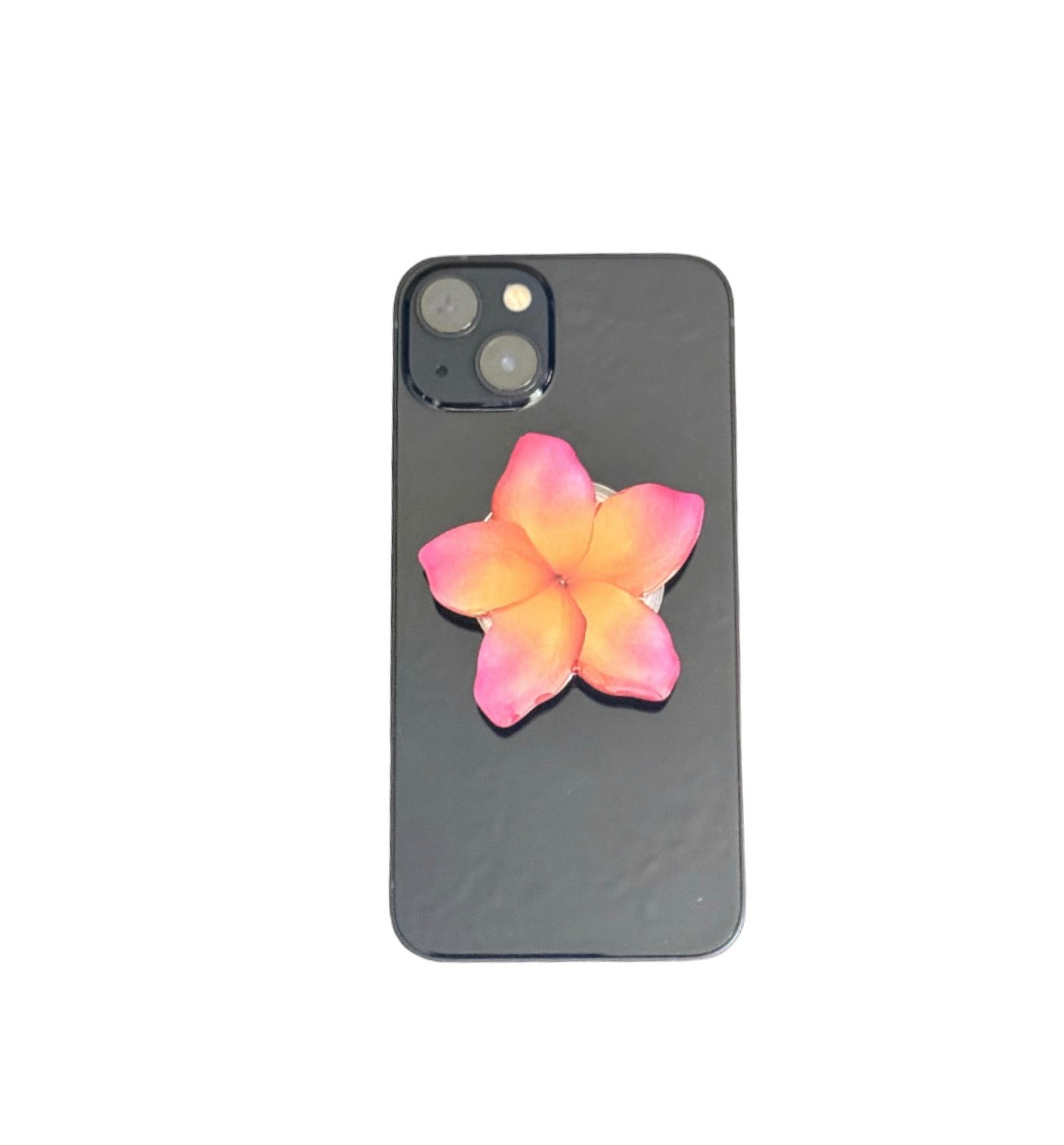 PLUMERIA PHONE GRIP OR BADGE HOLDER (COMES IN THREE COLORS)