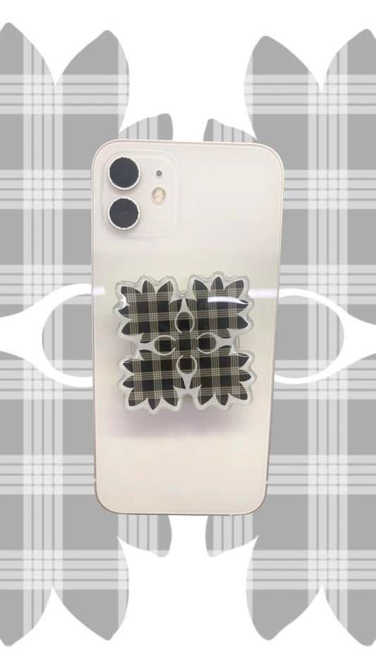 HAWAIIAN QUILT PALAKA PATTERN PHONE GRIP OR BADGE HOLDER