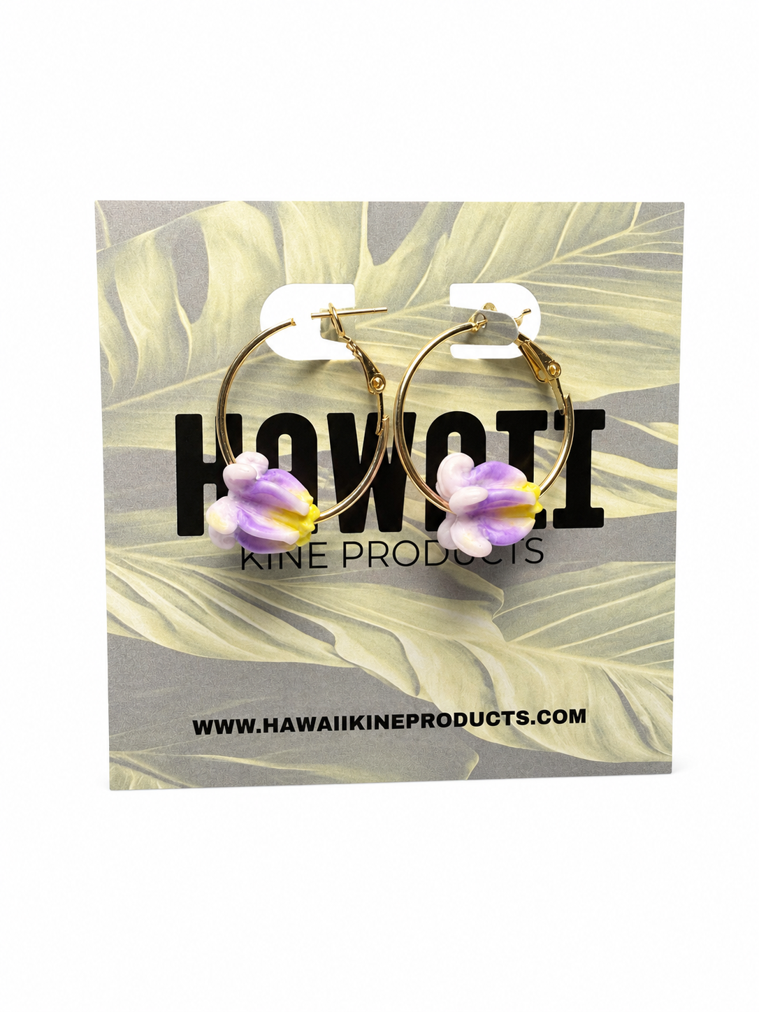 PUA KALAUNA 1” HOOP EARRINGS