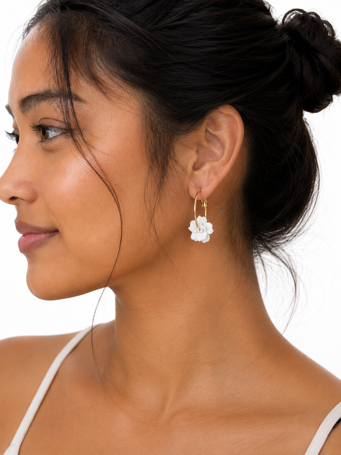 HAWAII KINE GARDENIA EARRING