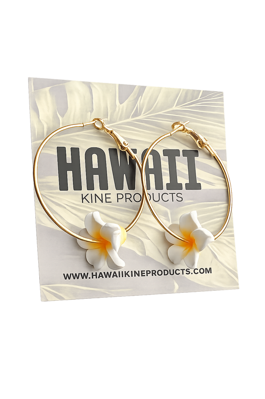 PUA MELIA 1”  OR 1.5" HOOP EARRINGS