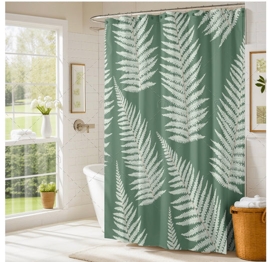 FERN SHOWER CURTAIN