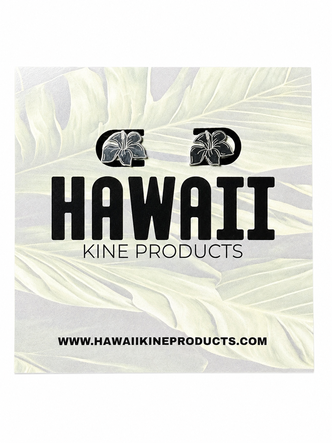 HONEY GIRL HIBISCUS STUD EARRINGS