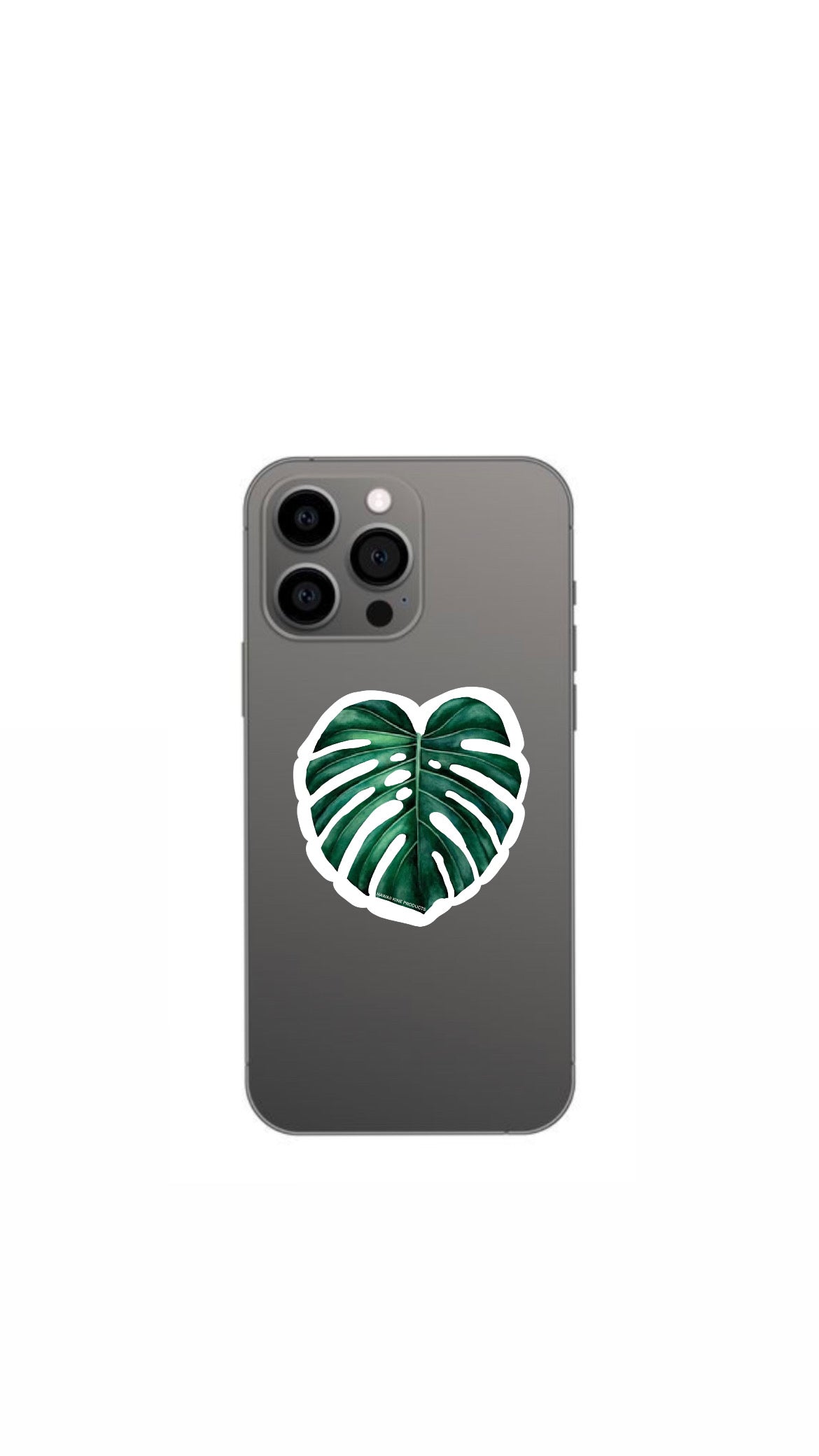MONSTERA PHONE GRIP OR BADGE HOLDER (COMES IN TWO STYLES)